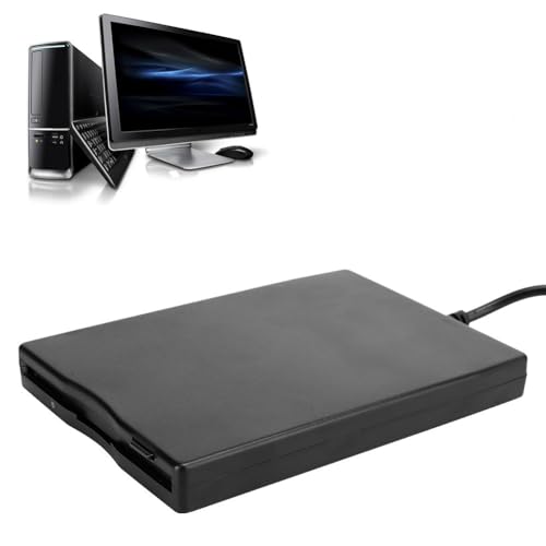 Tragbares Diskettenlaufwerk, 3,5 Zoll, Kartenleser, externes Computerzubehör, abnehmbar von Domigard