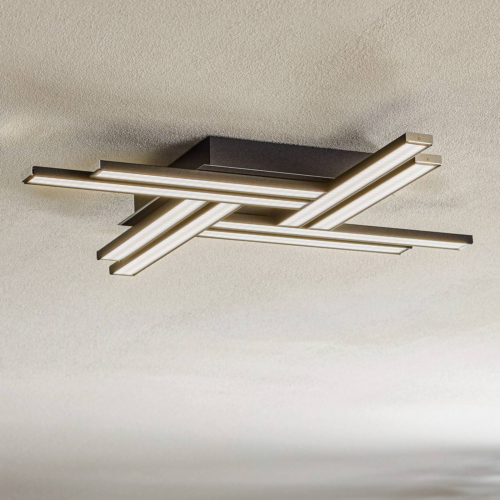 LED-Deckenleuchte Largo achtflammig schwarz LED-Deckenleuchte Largo achtflammig schwarz von Domiluce