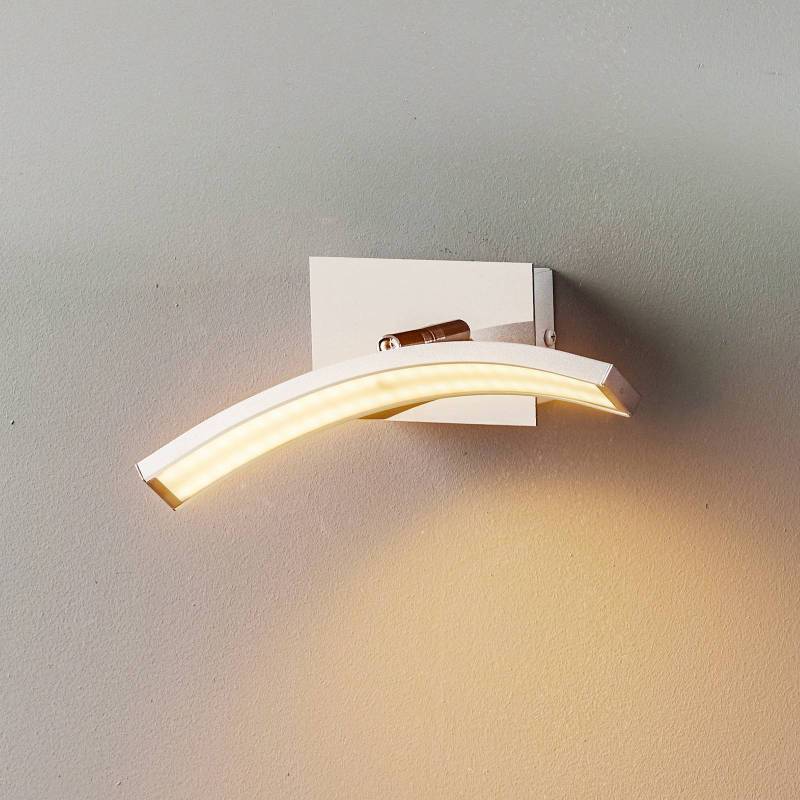 LED-Wandleuchte Largo gebogen alu von Domiluce