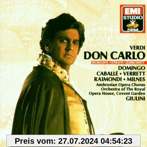 Verdi: Don Carlo (Großer Querschnitt) [italienische ] von Domingo