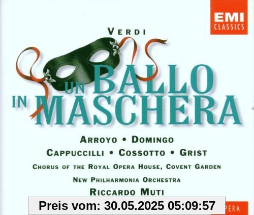 Verdi: Un ballo in maschera (Gesamtaufnahme(ital.),(Aufnahme London 1975) von Domingo