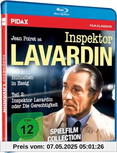 Inspektor Lavardin - Spielfilm Collection / Die beiden Kinofilme von Altmeister Claude Chabrol mit neuer 4K-Abtastung (Pidax Film-Klassiker) [Blu-ray] von Dominique Roulet