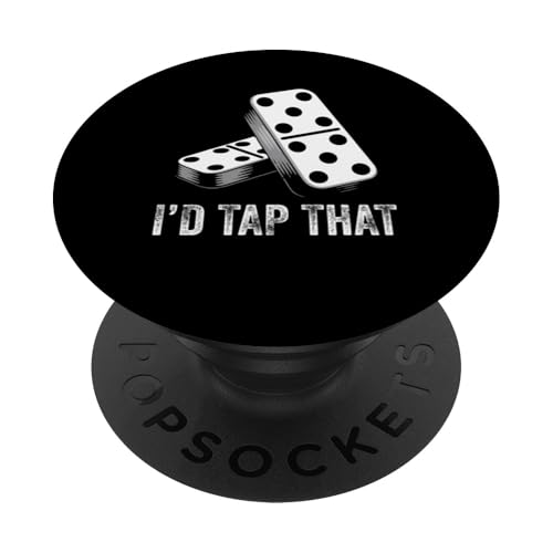 Domino Enthusiast Legespiel I´d Tap Dominoe Player PopSockets Klebender PopGrip Domino Enthusiast Legespiel I´d Tap Dominoe Player PopSockets Klebender PopGrip von Domino Game Graphic For Domino Player & Enthusiast