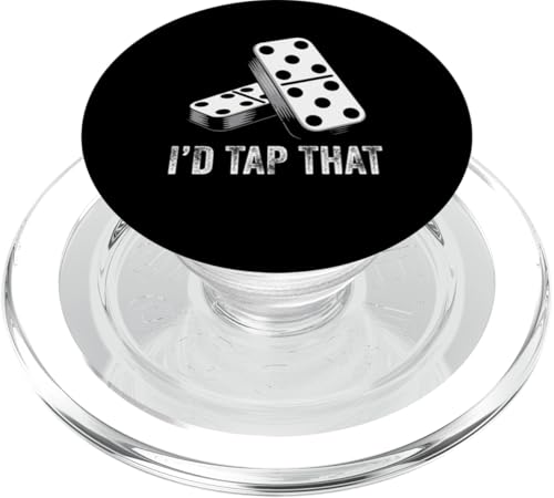 Domino Enthusiast Legespiel I´d Tap Dominoe Player PopSockets PopGrip für MagSafe von Domino Game Graphic For Domino Player & Enthusiast