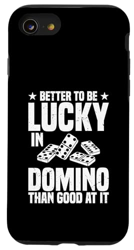 Domino Player Legespiel Enthusiast Be Lucky Dominoe Player Hülle für iPhone SE (2020) / 7 / 8 von Domino Game Graphic For Domino Player & Enthusiast