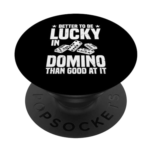 Domino Player Legespiel Enthusiast Be Lucky Dominoe Player PopSockets Klebender PopGrip Domino Player Legespiel Enthusiast Be Lucky Dominoe Player PopSockets Klebender PopGrip von Domino Game Graphic For Domino Player & Enthusiast