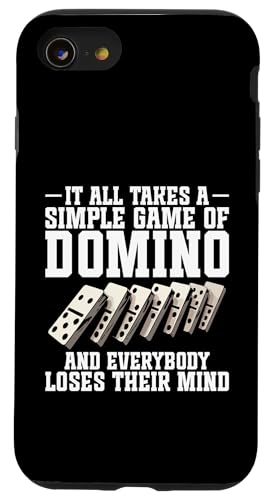 Domino-Spieler-Enthusiast Einfaches Spiel Domino Hülle für iPhone SE (2020) / 7 / 8 von Domino Game Graphic For Domino Player & Enthusiast