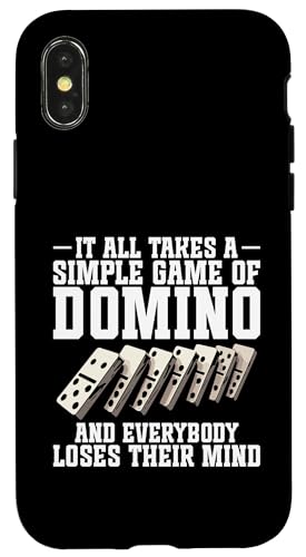 Domino-Spieler-Enthusiast Einfaches Spiel Domino Hülle für iPhone X/XS Domino-Spieler-Enthusiast Einfaches Spiel Domino Hülle für iPhone X/XS von Domino Game Graphic For Domino Player & Enthusiast