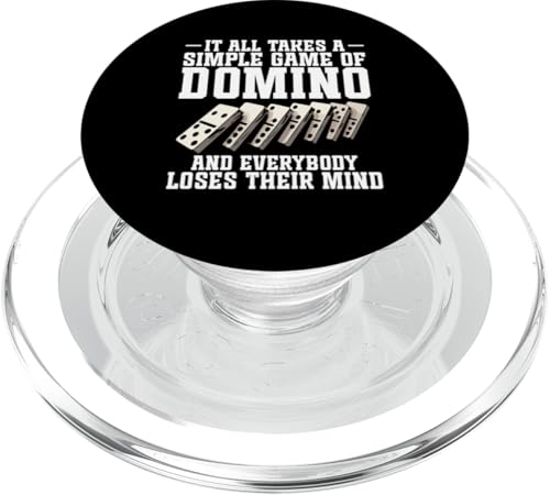 Domino-Spieler-Enthusiast Einfaches Spiel Domino PopSockets PopGrip für MagSafe Domino-Spieler-Enthusiast Einfaches Spiel Domino PopSockets PopGrip für MagSafe von Domino Game Graphic For Domino Player & Enthusiast