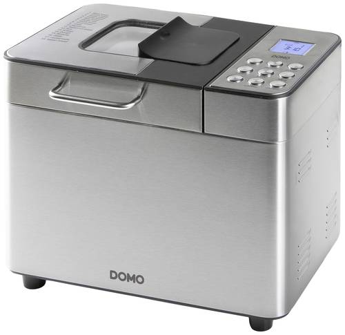 DOMO B3971 Brotbackautomat Schwarz, Silber (matt) von Domo