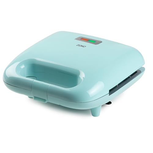 DOMO DO1105C -Snack Party 3-in-1 - Sandwichmaker/Waffeleisen/Kontaktgrill mit Wechselplatten - hellblau DOMO DO1105C -Snack Party 3-in-1 - Sandwichmaker/Waffeleisen/Kontaktgrill mit Wechselplatten - hellblau von Domo