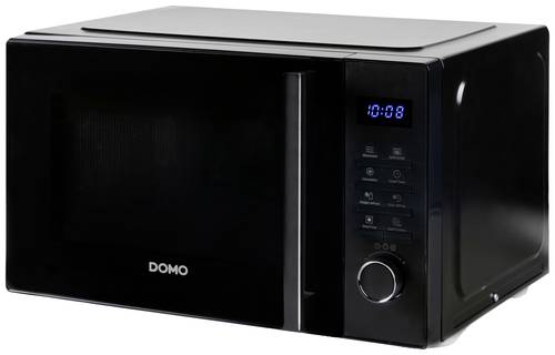 DOMO DO22301C Mikrowelle Schwarz 900W Grillfunktion, Timerfunktion von Domo