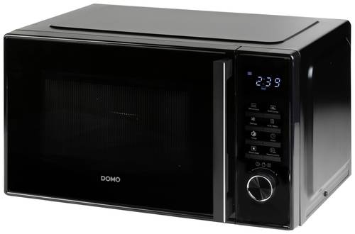 DOMO DO22501G Mikrowelle Schwarz 900W Grillfunktion, Timerfunktion von Domo