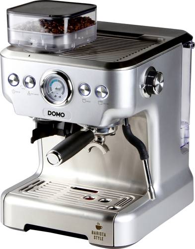DOMO DO725K Espressomaschine mit Siebträger Silber von Domo