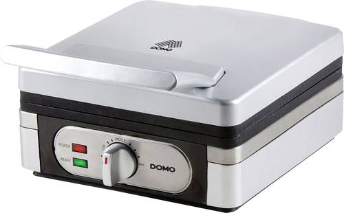 DOMO DO9047W Waffeleisen Silber von Domo