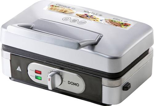 DOMO DO9136C Sandwich-Toaster Grillfunktion Silber, Schwarz von Domo