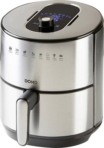 DOMO Deli-Freyer XL Fritteuse Timerfunktion, mit Display, Cool-Touch-Gehäuse, Antihaftbeschichtung, von Domo