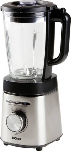 DOMO High Speed Blender Standmixer 1400W Edelstahl, Schwarz von Domo