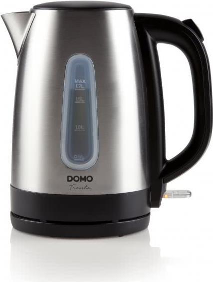 Domo DO496WK. Fassungsvermögen Wassertank: 1,7 l, Produktfarbe: Edelstahl, Gehäusematerial: Edelstahl. Leistung: 2200 W, Energiequelle: AC. Breite: 155 mm, Tiefe: 155 mm, Höhe: 240 mm (DO496WK) von Domo