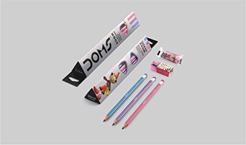 Doms - Zoom Ultimate Dark Triangle Pencils, 2B von Doms