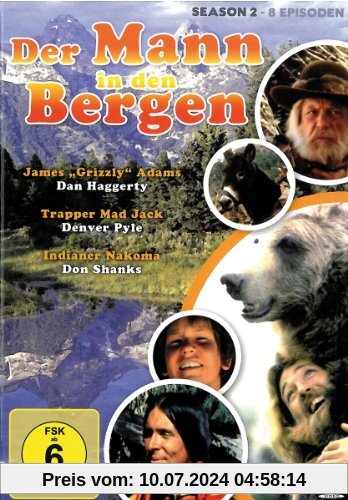 Der Mann in den Bergen - Season 2 - ( Folge 9 bis 16 ) ( 8 Episoden auf 2 DVDs ) von Don Shanks