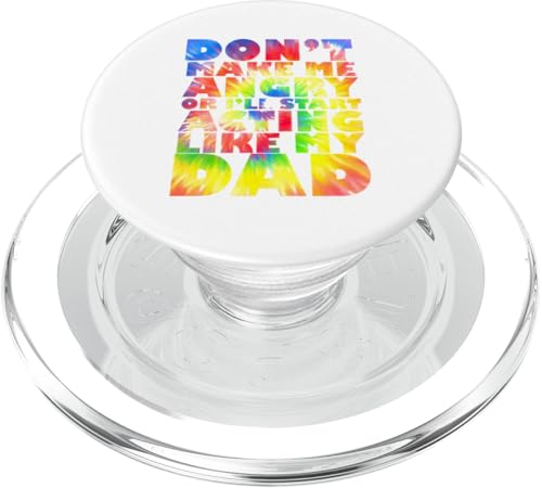 Mach mich nicht wütend oder ich fange an, mich wie mein Vater beim Batiken zu benehmen PopSockets PopGrip für MagSafe Mach mich nicht wütend oder ich fange an, mich wie mein Vater beim Batiken zu benehmen PopSockets PopGrip für MagSafe von Don't Make Me Angry Matching Family Tie Dye