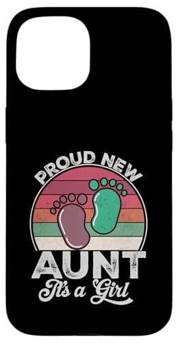 Proud New Aunt It's A Girl Muttertag To Be Geschenke zum ersten Mal Hülle für iPhone 15 Proud New Aunt It's A Girl Muttertag To Be Geschenke zum ersten Mal Hülle für iPhone 15 von Don't Make Me Angry Matching Family Tie Dye
