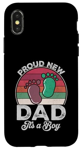 Proud New Dad Es ist Vatertag für Jungen, zum ersten Mal Geschenke zu sein Hülle für iPhone X/XS Proud New Dad Es ist Vatertag für Jungen, zum ersten Mal Geschenke zu sein Hülle für iPhone X/XS von Don't Make Me Angry Matching Family Tie Dye