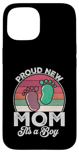 Proud New Mom It's A Boy Muttertag To Be Geschenke zum ersten Mal Hülle für iPhone 15 Proud New Mom It's A Boy Muttertag To Be Geschenke zum ersten Mal Hülle für iPhone 15 von Don't Make Me Angry Matching Family Tie Dye