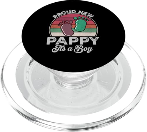 Proud New Pappy Es ist ein Vatertag für Jungen, zum ersten Mal Geschenke zu sein PopSockets PopGrip für MagSafe von Don't Make Me Angry Matching Family Tie Dye