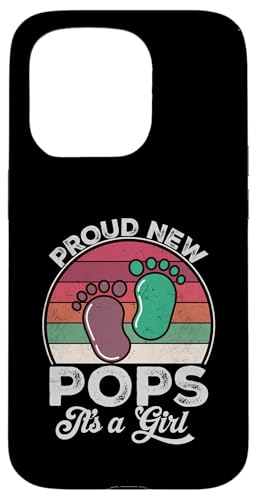 Proud New Pops Es ist ein Mädchenvatertag, um zum ersten Mal Geschenke zu sein Hülle für iPhone 15 Pro von Don't Make Me Angry Matching Family Tie Dye