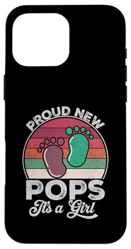 Proud New Pops Es ist ein Mädchenvatertag, um zum ersten Mal Geschenke zu sein Hülle für iPhone 16 Pro Max von Don't Make Me Angry Matching Family Tie Dye