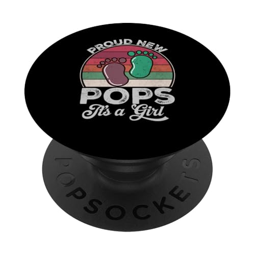 Proud New Pops Es ist ein Mädchenvatertag, um zum ersten Mal Geschenke zu sein PopSockets Klebender PopGrip Proud New Pops Es ist ein Mädchenvatertag, um zum ersten Mal Geschenke zu sein PopSockets Klebender PopGrip von Don't Make Me Angry Matching Family Tie Dye