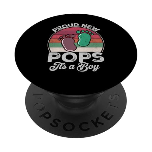 Proud New Pops Es ist ein Vatertag für Jungen zum ersten Mal Geschenke zu sein PopSockets Klebender PopGrip Proud New Pops Es ist ein Vatertag für Jungen zum ersten Mal Geschenke zu sein PopSockets Klebender PopGrip von Don't Make Me Angry Matching Family Tie Dye