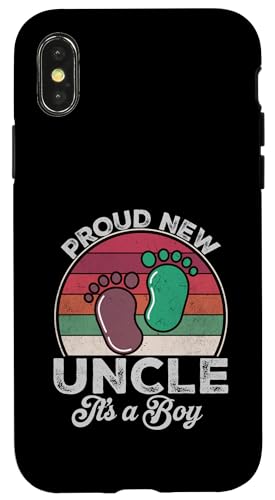 Stolzer neuer Onkel Es ist Vatertag eines Jungen zum ersten Mal Geschenke zu sein Hülle für iPhone X/XS Stolzer neuer Onkel Es ist Vatertag eines Jungen zum ersten Mal Geschenke zu sein Hülle für iPhone X/XS von Don't Make Me Angry Matching Family Tie Dye