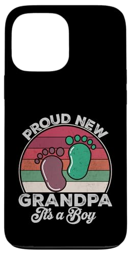 Stolzer neuer Opa Es ist ein Junge, Opa, der zum ersten Mal Geschenke sein soll Hülle für iPhone 13 Pro Max von Don't Make Me Angry Matching Family Tie Dye