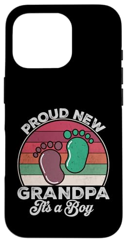 Stolzer neuer Opa Es ist ein Junge, Opa, der zum ersten Mal Geschenke sein soll Hülle für iPhone 16 Pro Stolzer neuer Opa Es ist ein Junge, Opa, der zum ersten Mal Geschenke sein soll Hülle für iPhone 16 Pro von Don't Make Me Angry Matching Family Tie Dye