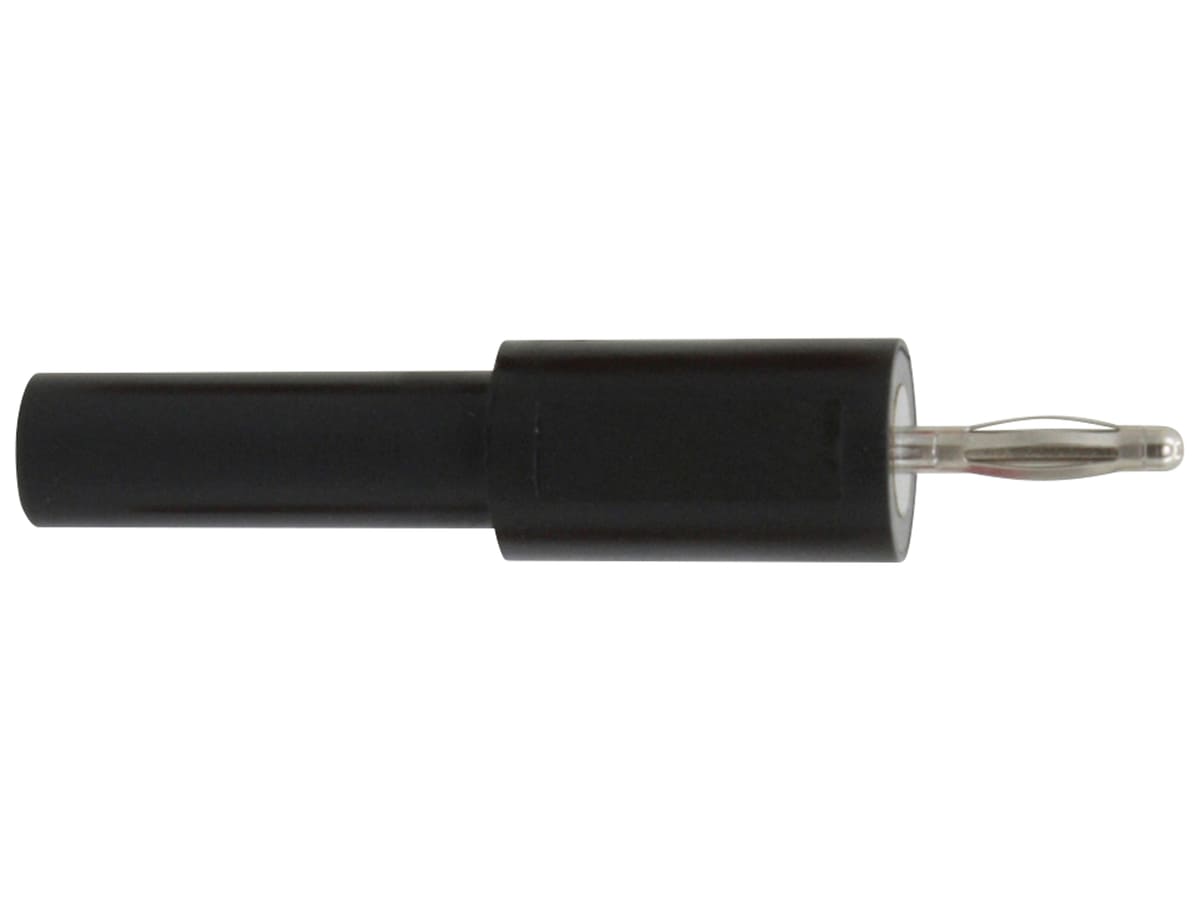 DONAU ELEKTRONIK Adapter, Stecker 2mm/Buchse 4mm, schwarz, 201 von Donau Elektronik