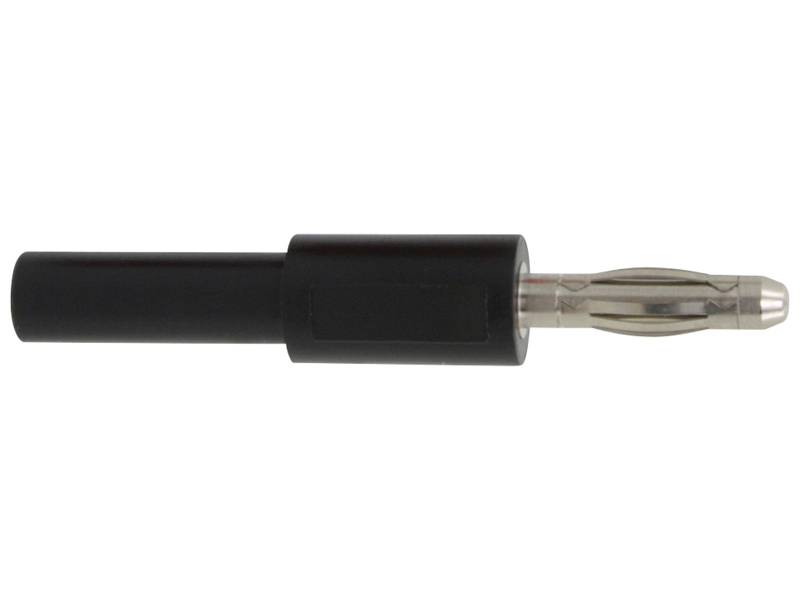 DONAU ELEKTRONIK Adapter, Stecker 4mm/ Buchse 2mm schwarz, 1031 von Donau Elektronik