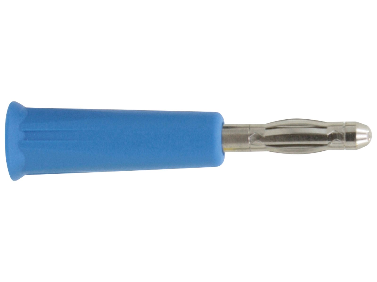 DONAU ELEKTRONIK Bananenstecker, 4mm, blau, 1012 von Donau Elektronik
