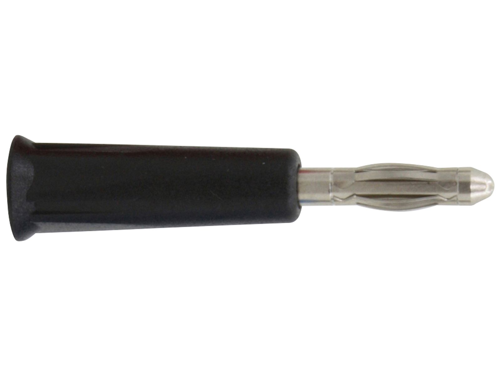 DONAU ELEKTRONIK Bananenstecker, 4mm, schwarz, 1011 von Donau Elektronik