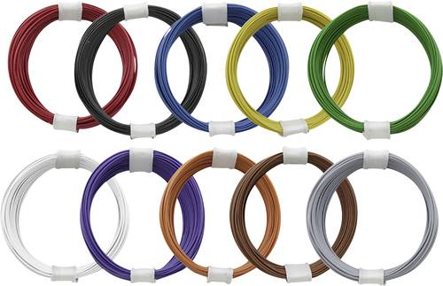 Donau Elektronik 110-MIX Litze 1 x 0.04mm² Mehrfarbig 1 Set Donau Elektronik 110-MIX Litze 1 x 0.04mm² Mehrfarbig 1 Set von Donau Elektronik