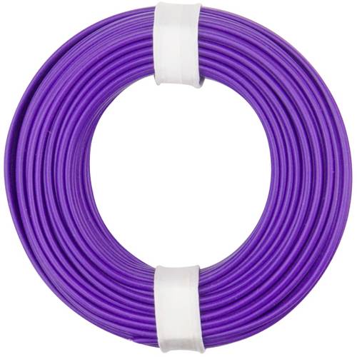 Donau Elektronik 125-016 Litze 1 x 0.25mm² Violett 10m von Donau Elektronik