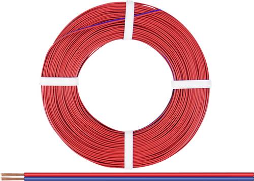 Donau Elektronik 218-020 Litze 2 x 0.14mm² Rot-Blau 50m von Donau Elektronik