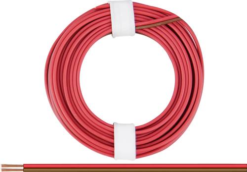 Donau Elektronik 218-08 Litze 2 x 0.14mm² Rot-Braun 5m von Donau Elektronik