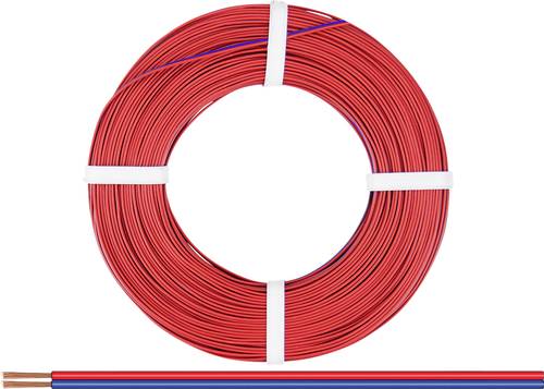 Donau Elektronik 225-020 Litze 2 x 0.25mm² Rot-Blau 50m von Donau Elektronik