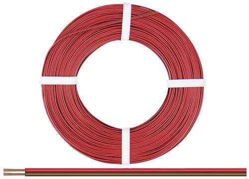 Donau Elektronik 275-08-25 Litze 2 x 0.75mm² Rot-Braun 25m von Donau Elektronik