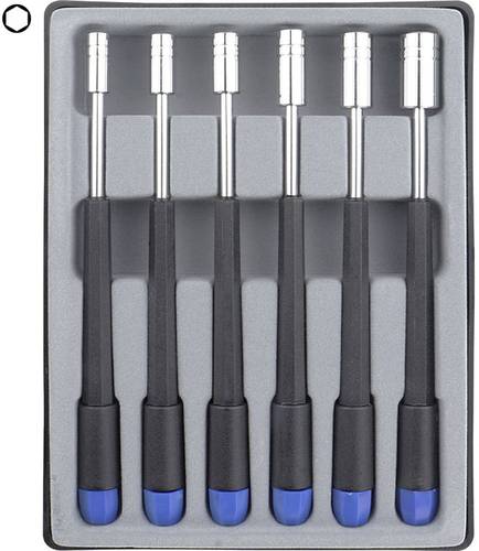 Donau Elektronik Elektronik- u. Feinmechanik Schraubendreher-Set 6teilig Außen-Sechskant von Donau Elektronik