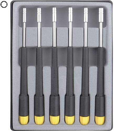 Donau Elektronik Elektronik- u. Feinmechanik Schraubendreher-Set 6teilig Außen-Sechskant von Donau Elektronik