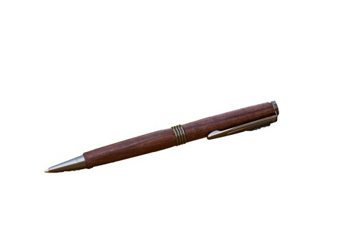 Handgefertigter Kugelschreiber aus Fliederholz von Donegal Pens,"Streamline"- Design von Donegal Pens